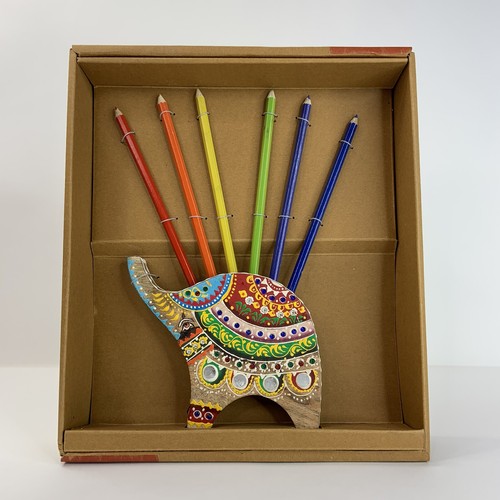 New colorful elephant - elephant, pencil