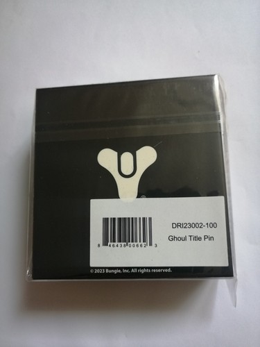 Destiny ghoul title pin - destiny,