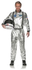 Costume D'Astronaute Argent Pour Adolescent/Adulte