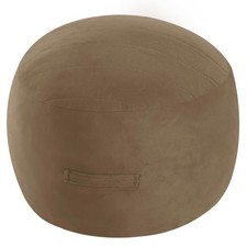 Round Stuffed Pouf Ottoman