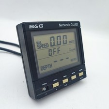 B&G Network QUAD Instrument Display Unit Vitesse Profondeur Temp Marine Boat