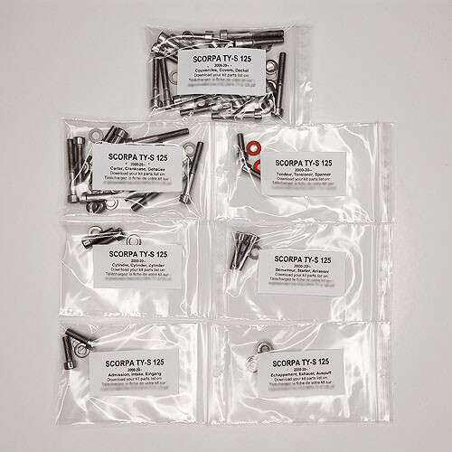Scorpa 125 2003 kit - scorpa,