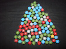 Ancien lot de billes en terre