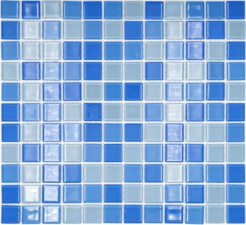 Mosaïque bleu clair mélange - mosaïque,