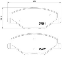 JP GROUP Plaquettes de frein