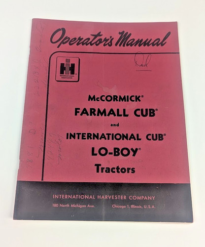 Mccormick farmall cub - mccormick,
