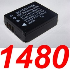 ★ 1480 mAh ★ Batterie Rechargeable Panasonic Lumix DMC-TZ1 Lumix DMC-TZ15