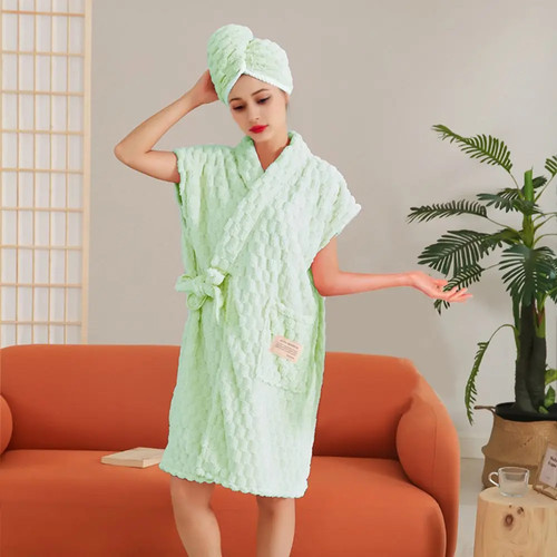 Ensemble peignoir deux pièces - peignoir,