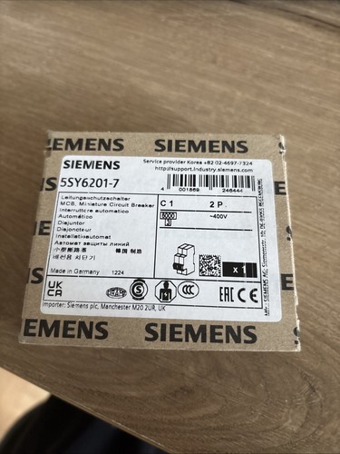 Disjoncteur siemens 5sy6201 - siemens, 5sy6201-7