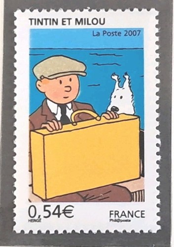 France timbre 4051 tintin - n°,