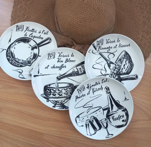 Assiettes fromages gien - assiettes,