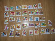 lot 38 magnets aimant alphabet Danone Gervais la Ferme  Danonino