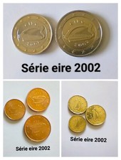 Série 2 euros à 1 Cent IRLANDE 2002 - 8 Pièces Euros IRL Eire Mix Unc + Spl