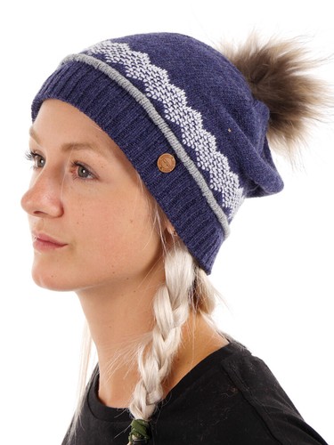 Cmp bonnet avec pompon blau - pompon,
