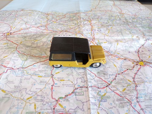 Citroen méhari moutarde norev - moutarde,
