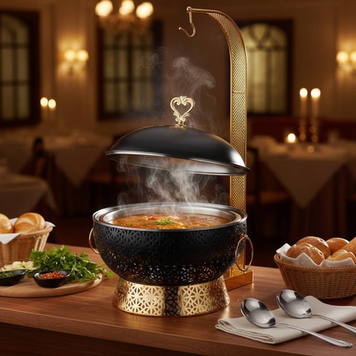 Chafing dish acier - chafing, en