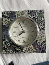 Horloge de bureau en nacre