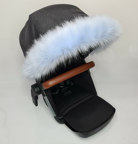 Luxury faux fur - fur, pram