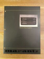 RARE VIntage ADVERTISING BROCHURE MARANTZ  TUNERS AMPS TA165 TA130 TA71 TA60