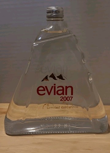 Evian glass natural spring - glass,