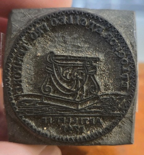 Matrice sceau artillerie 1741 - sceau,