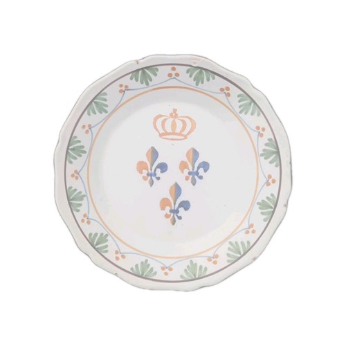 Assiette faïence nevers - assiette, de