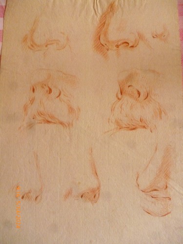 Dessin sanguine xix - a, la