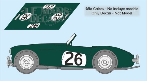Autocollants austin healey 100 - autocollants,