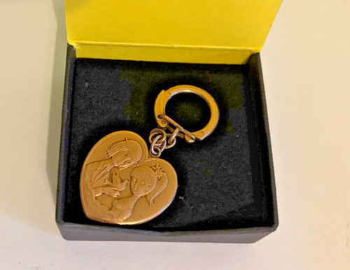 Porte clé cœur les amoureux