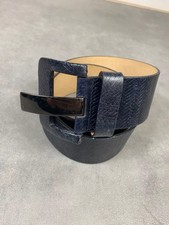 Ceinture cuir violet mauve