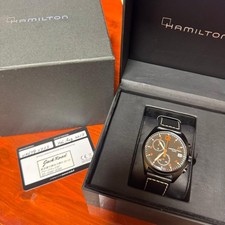 Montre en cuir Hamilton Khaki