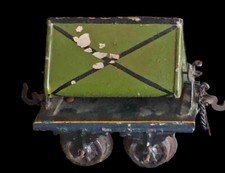 Train echelle 0  1910 BING wagon benne / jouet ancien