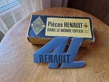 NOS Logo sigle monogramme QUILLERY RENAULT R 4 L
