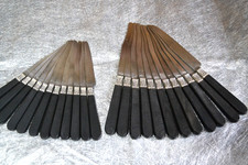 24 couteaux anciens  table et fromage argent acier ebene style empire