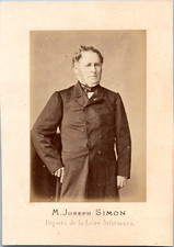 France, Corps Législatif, M. Joseph Simon, député de la Loire Inférieure Vintage