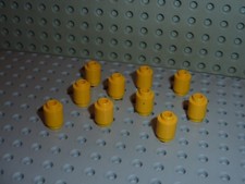 10 x cylindres Yellow LEGO ref 3062b Set 4554/6234/4031/6339/6281/6493/6075/6393
