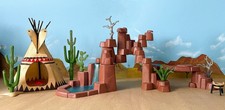 +++ PLAYMOBIL Diorama indiens