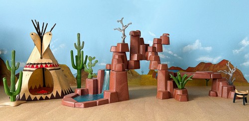 Playmobil diorama indiens - +++,