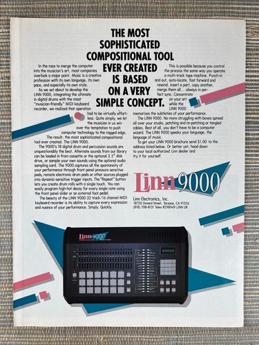 Linn 9000 digital - linn, drums
