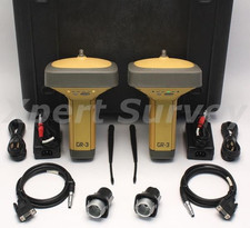 Topcon GR-3 GPS Glonass L1 L2 Base & Rover Rtk 902-928 MHZ Ecart Spectre Kit