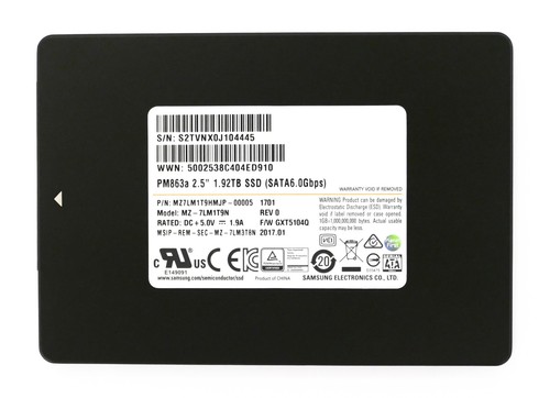 Samsung pm863a series - pm863a, 1.92tb
