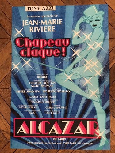 Affiche cabaret alcazar - cabaret,
