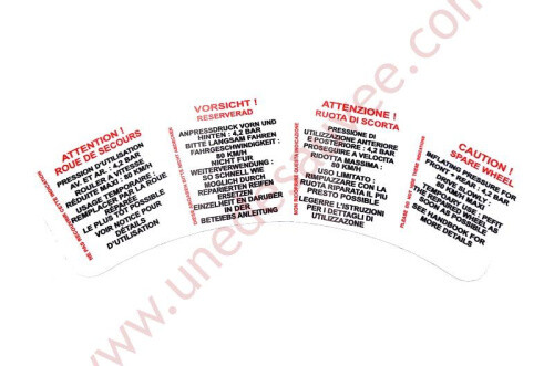 Autocollant sticker roue - autocollant,