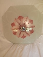 Suspension verre Art Déco