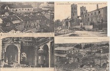 Lot of 4 old postcards old