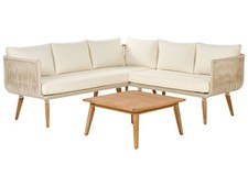 Salon jardin beige bois - jardin, en