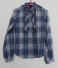 Chemisier Rayé Bleu Et Blanc