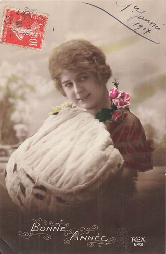 Bonne annee femme - cp,