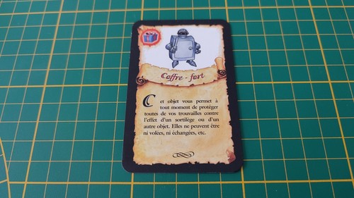 Carte objet coffre fort pièce - objet,
