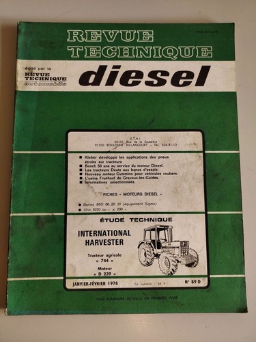 Revue technique tracteur - revue,